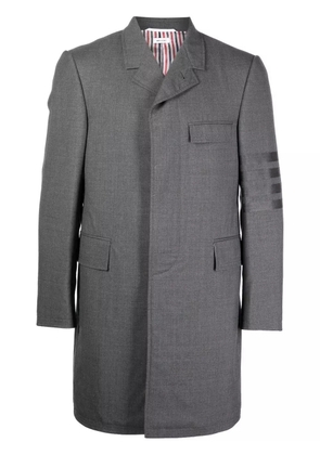 Thom Browne 4-Bar Stripe elongated blazer - Grey