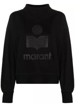 MARANT ÉTOILE Moby logo-print sweatshirt - Black
