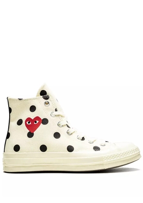 Comme Des Garçons Play x Converse Chuck 70 Hi 'Polka Dot White' sneakers