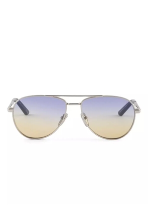 Prada Eyewear logo-engraved sunglasses - Silver