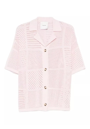 Nanushka knitted shirt - Pink
