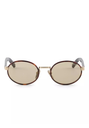 Prada Eyewear round-frame sunglasses - Brown