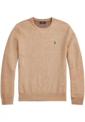 Polo Ralph Lauren Polo Pony-embroidered jumper - Neutrals