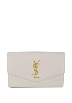 Saint Laurent Uptown chain wallet - Neutrals