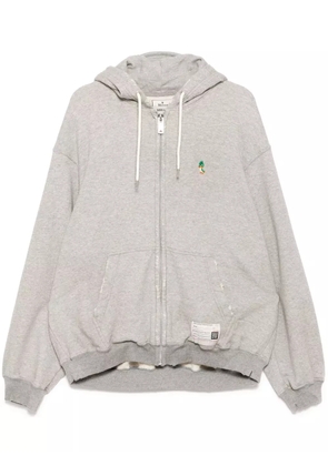 Maison MIHARA YASUHIRO Cap Combined hoodie - Grey