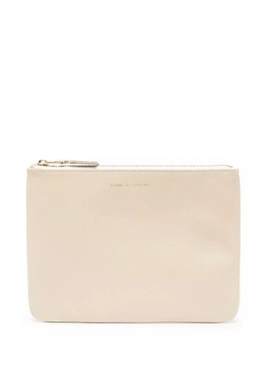 Comme Des Garçons Wallet logo-stamp wallet - Neutrals