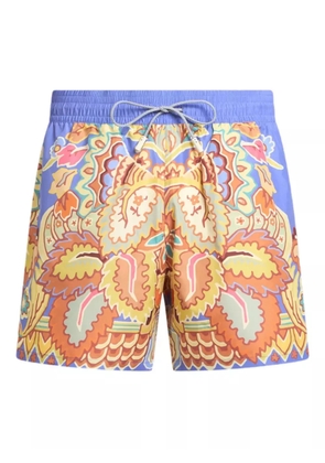 ETRO floral-print swim shorts - Blue