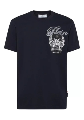 Philipp Plein skull-graphic T-shirt - Blue