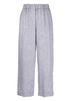 Peserico wide-leg cropped trousers - Grey