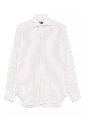 Barba striped shirt - Neutrals