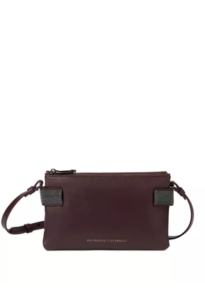 Brunello Cucinelli mini Essence cross body bag - Red