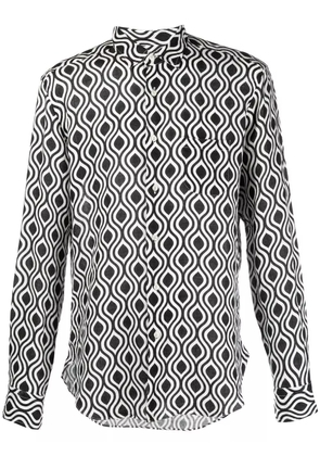PENINSULA SWIMWEAR all-over graphic-print shirt - Black