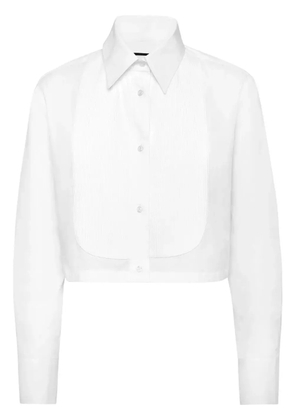 Philipp Plein cropped shirt - White