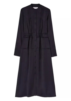 Jil Sander band-collar midi shirtdress - Blue