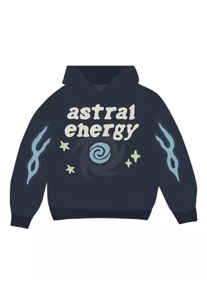 BROKEN PLANET astral-print hoodie - Blue