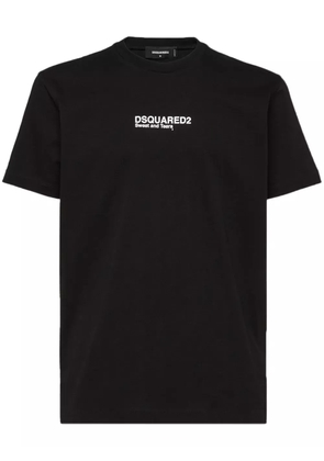 DSQUARED2 graphic-print cotton T-shirt - Black