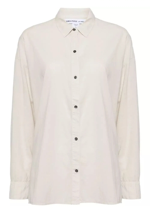 James Perse oversized cotton shirt - Neutrals