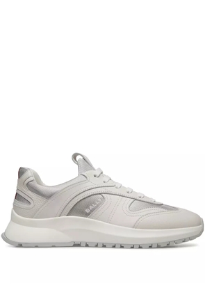 Bally panelled leather sneakers - White