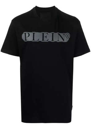 Philipp Plein logo print T-shirt - Black