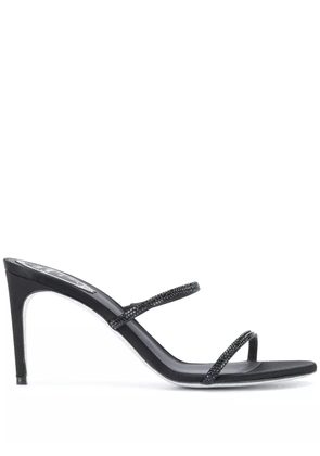 René Caovilla two-strap sandals - Black
