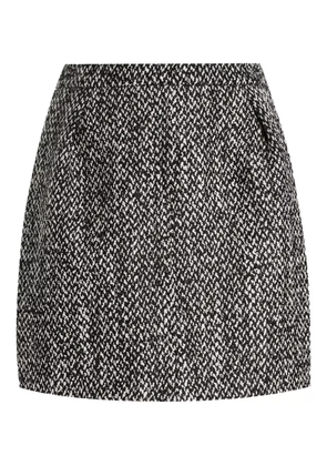 Dolce & Gabbana tweed mini skirt - Black