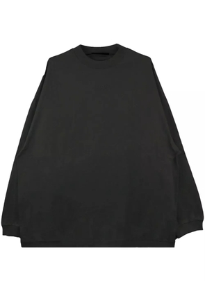 FEAR OF GOD ESSENTIALS logo-embroidered long-sleeve T-shirt - Black