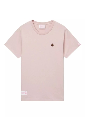 FINGERCROXX embroidered cotton T-shirt - Pink