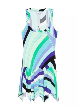 PUCCI abstract-print dress - Blue