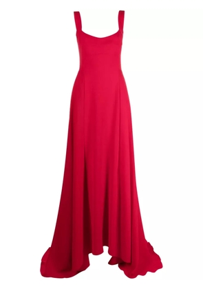 Atu Body Couture sleeveless crepe gown - Red