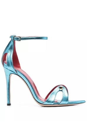 HARDOT 100mm bar-detail sandals - Blue