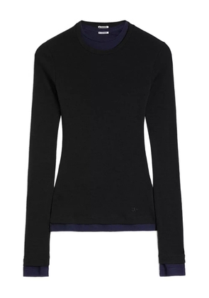 Jil Sander wool T-shirt - Black