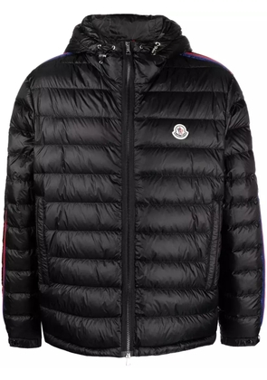 Moncler Agout logo-patch puffer jacket - Black