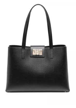 Furla 1927 leather tote bag - Black