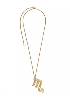 Jil Sander zodiac-sign pendant necklace - Gold