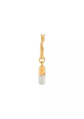 True Rocks Pill hoop earring - Gold