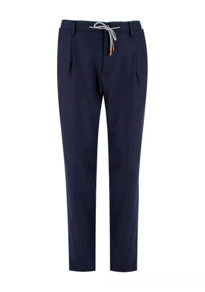 Eleventy drawstring jogger trousers - Blue