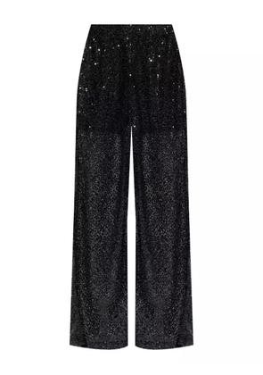 Gestuz sequin-embellished trousers - Black