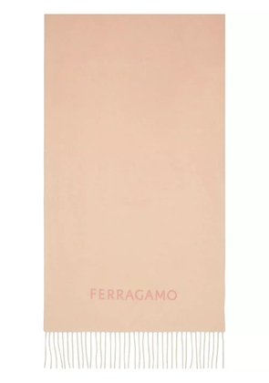 Ferragamo gradient-effect cashmere scarf - Pink