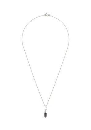 True Rocks Glitter Pill pendant necklace - Silver