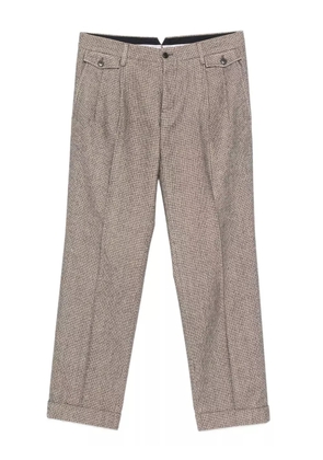 Dolce & Gabbana Pre-Owned 2000s micro-checked trousers - Neutrals