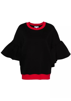 Ioana Ciolacu Pepper contrasting-trim sweatshirt - Black