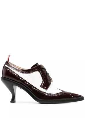Thom Browne 90mm sculpted-heel brogues - Red