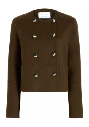 Proenza Schouler White Label Courtney double-breasted wool jacket - Brown