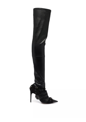 HARDOT thigh-high 105mm boots - Black