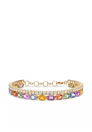 Pragnell Rainbow two-row bracelet - Pink