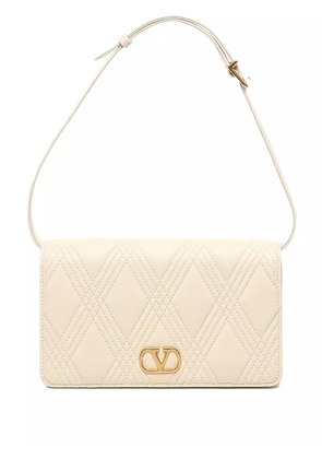 Valentino Garavani small Quiltie 67 shoulder bag - Neutrals