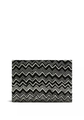 Missoni Home Keith zigzag-print document holder - Black