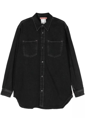 Acne Studios long-sleeve denim shirt - Black