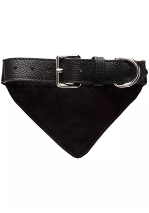 Karl Lagerfeld logo-print bandana pet collar - Black