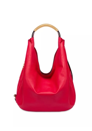 Moschino Handle Me leather shoulder bag - Red